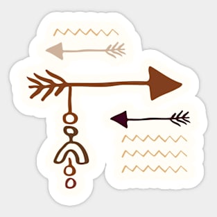 Aesthetics boho Arrows Sticker